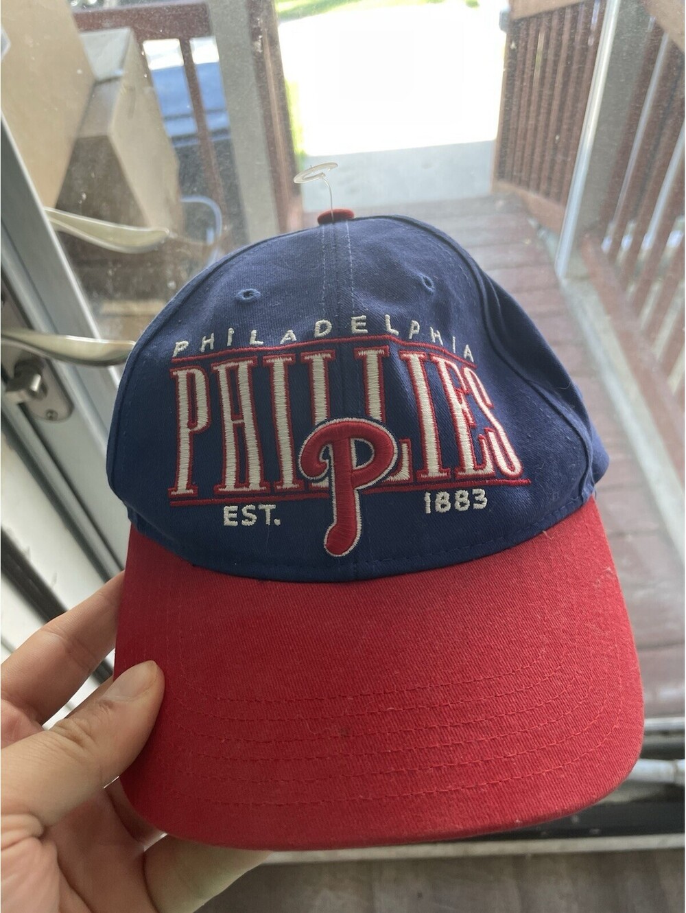 Philadelphia Hat Red And Blue Fan Favorite One Size Adjustable